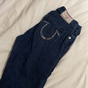 Womens True Religion Swarovski Jeans